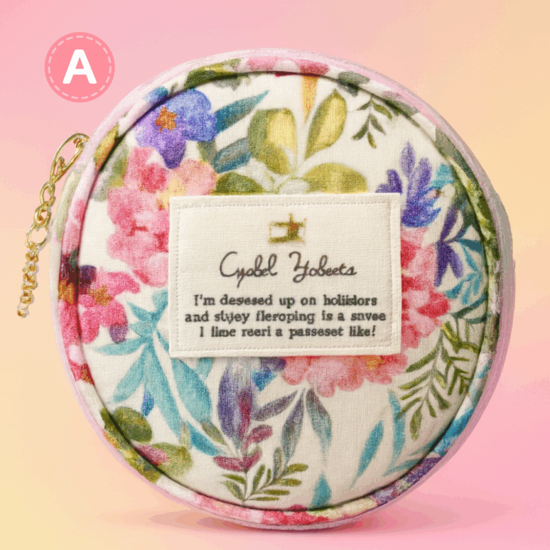 Cyalel Yahata 花語飾品收納圓包