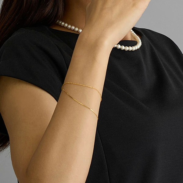 💫旋影細鍊｜K18鍍金可調節鏈條