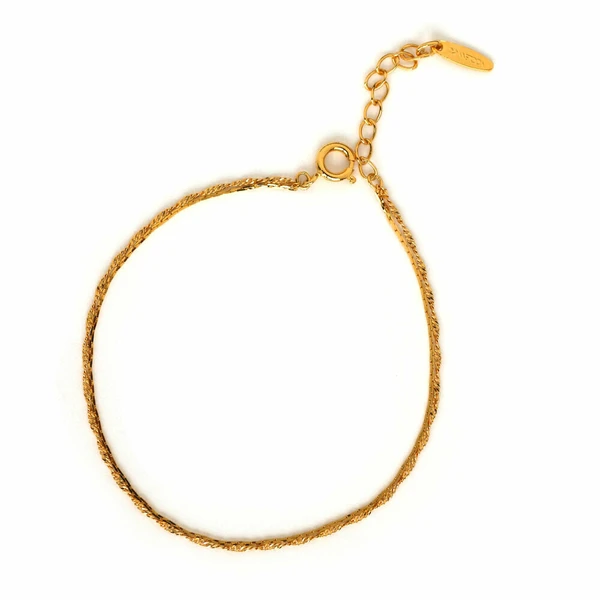 💫旋影細鍊｜K18鍍金可調節鏈條