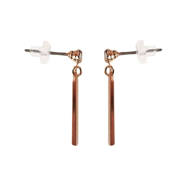 ✨線影微光・日系方棒耳環