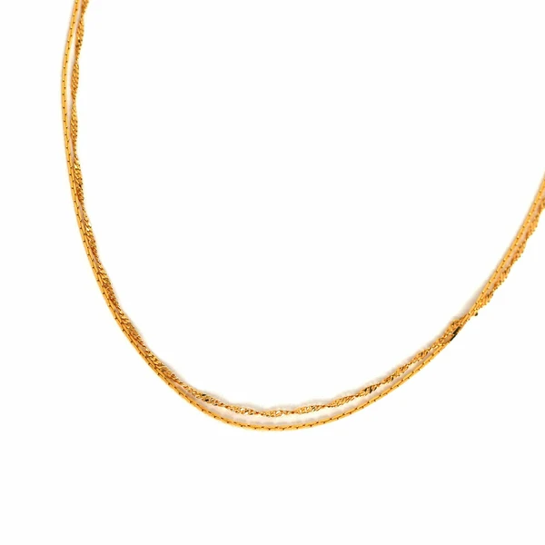 💫旋影細鍊｜K18鍍金可調節鏈條