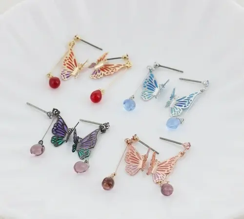 🦋蝶舞光影｜日本製夢幻耳環