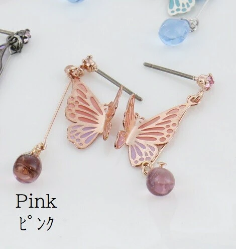 🦋蝶舞光影｜日本製夢幻耳環