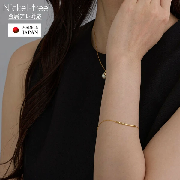 🌟月弧珍語｜K18鍍金圓弧手鍊