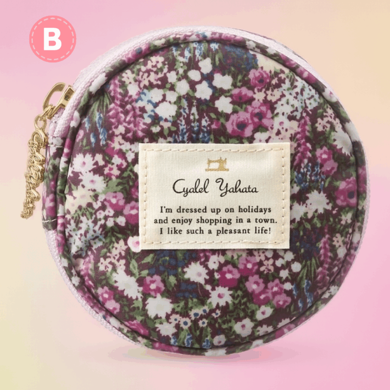Cyalel Yahata 花語飾品收納圓包