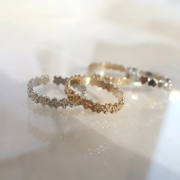 💍光影刻痕｜K18鍍金防過敏戒指