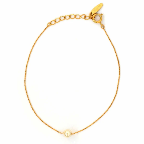 🌟月弧珍語｜K18鍍金圓弧手鍊