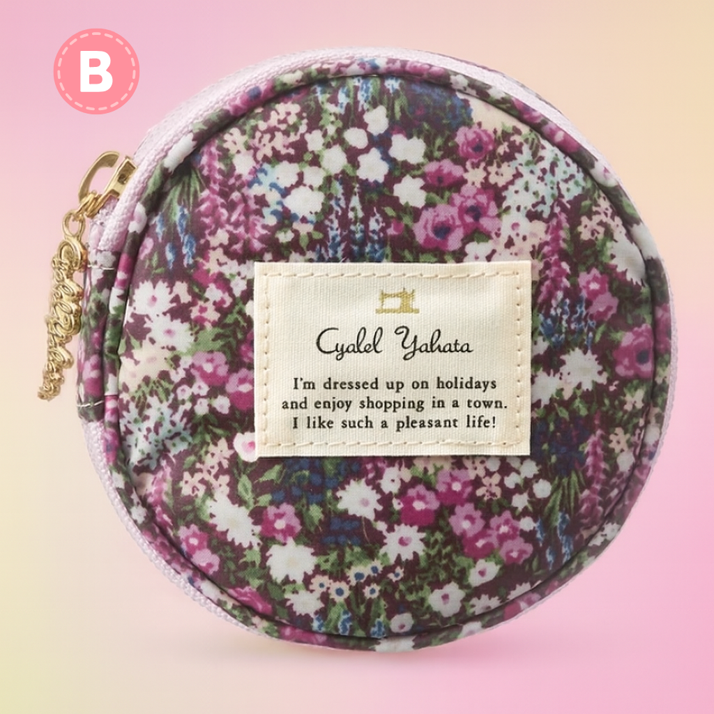 Cyalel Yahata 花語飾品收納圓包