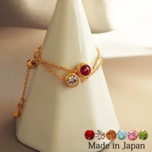 日本製-星點流光・極簡伸縮寶石戒指｜0.4cm 精緻戒鍊，自由尺寸不限指圍