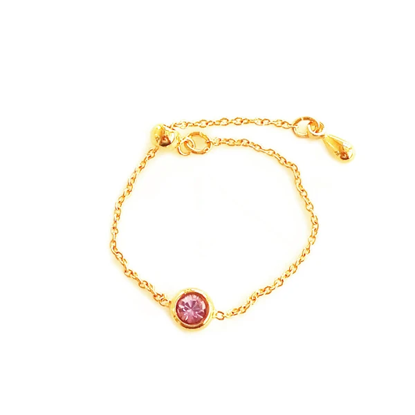 💎星點流光｜極簡療癒寶石戒鍊