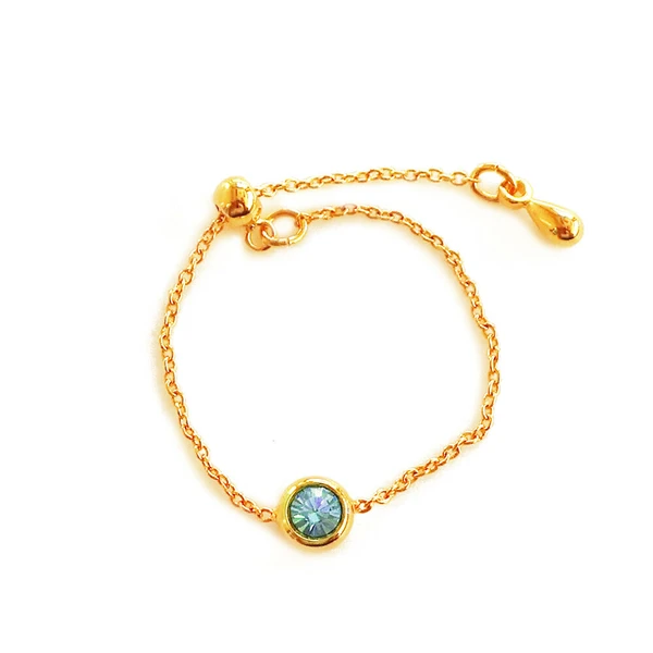 💎星點流光｜極簡療癒寶石戒鍊