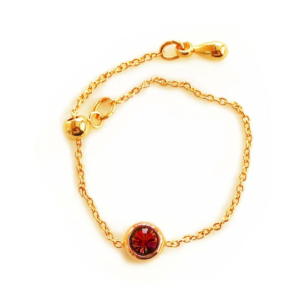 💎星點流光｜極簡療癒寶石戒鍊