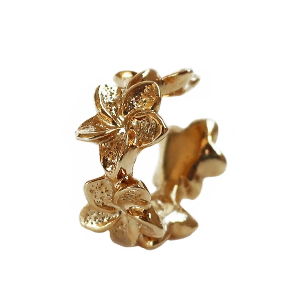 3.9 🌺花語耳舞|K18鍍金療癒耳骨環