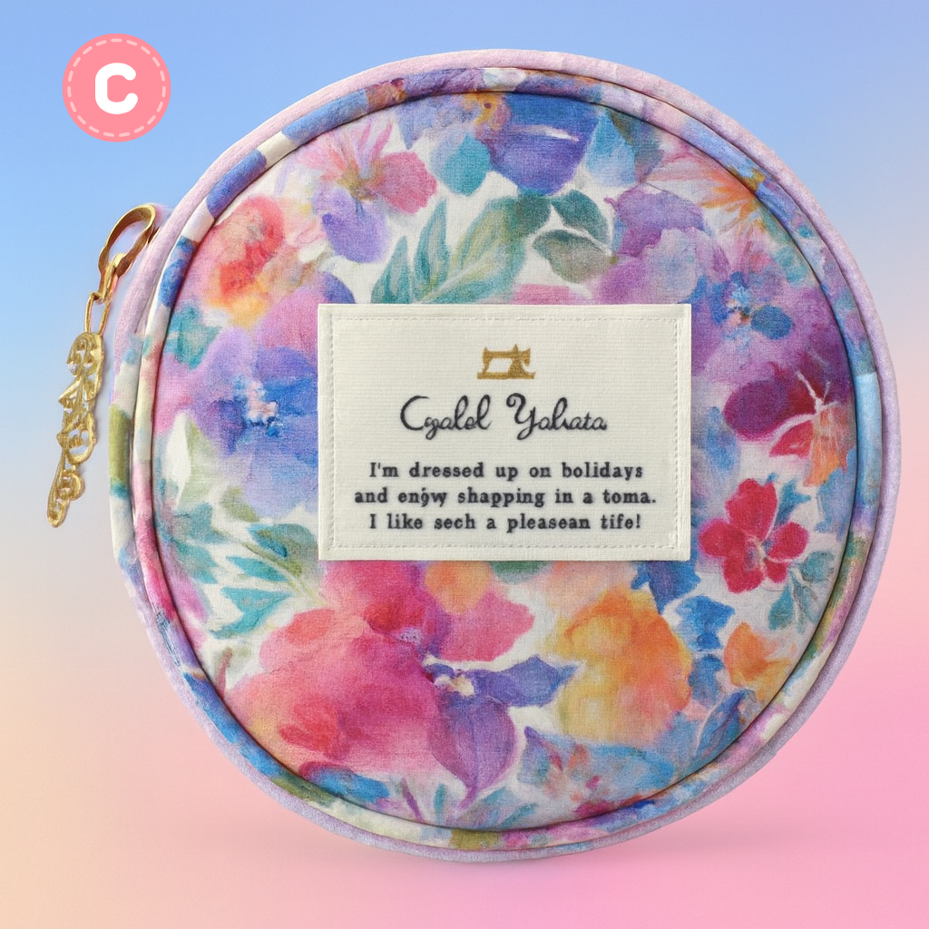 Cyalel Yahata 花語飾品收納圓包