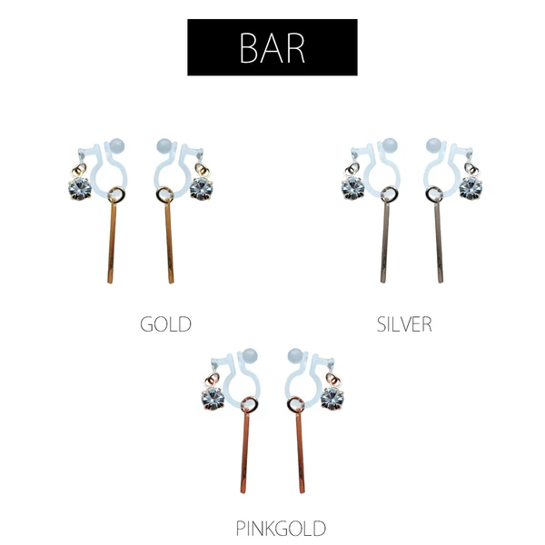 🌟耳畔流光｜K18鍍金樹脂夾式耳飾