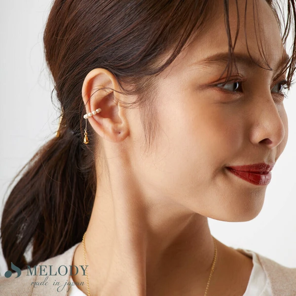 4.1 🌸耳畔綻放|療癒系珍珠水鑽耳套