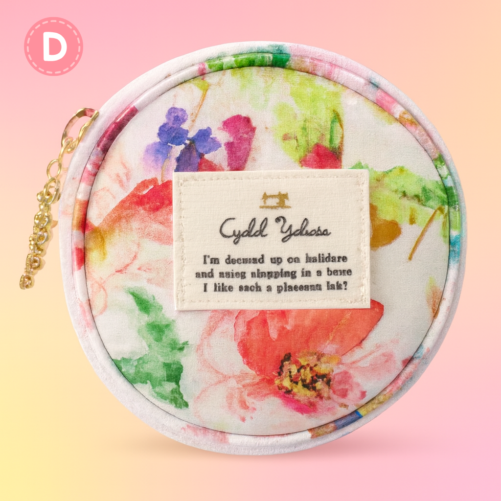 Cyalel Yahata 花語飾品收納圓包