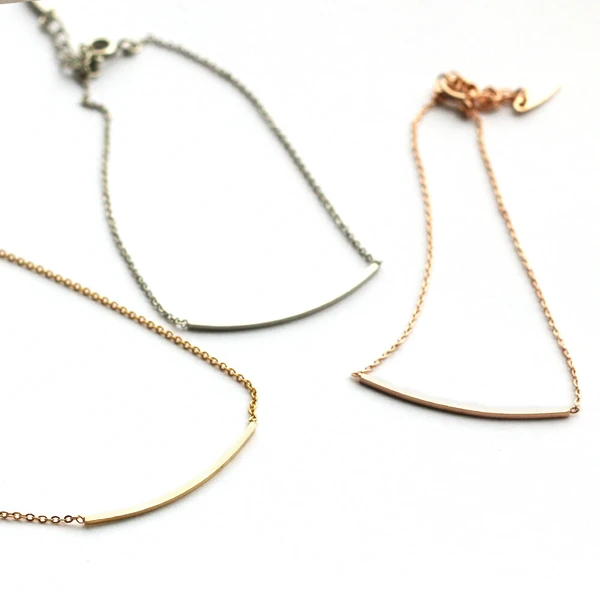 🌙月弧之環｜K18鍍金療癒系手鍊