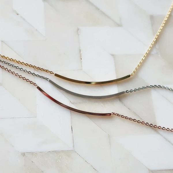 🌙月弧之環｜K18鍍金療癒系手鍊