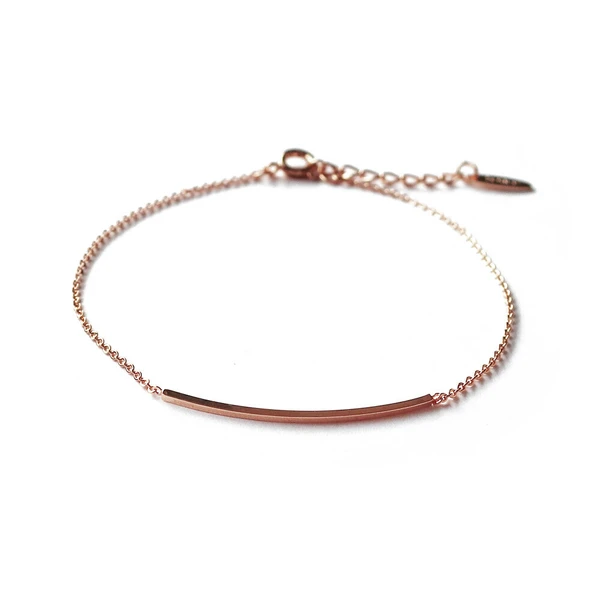 🌙月弧之環｜K18鍍金療癒系手鍊