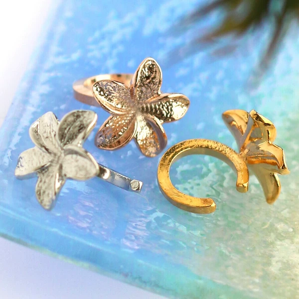 6 🌸耳畔花舞|K18鍍金療癒耳骨環