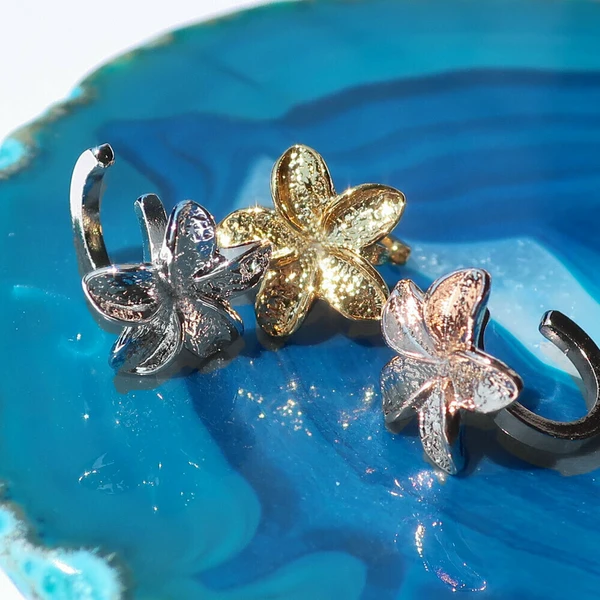 6.1 🌸耳畔花舞|K18鍍金療癒耳骨環