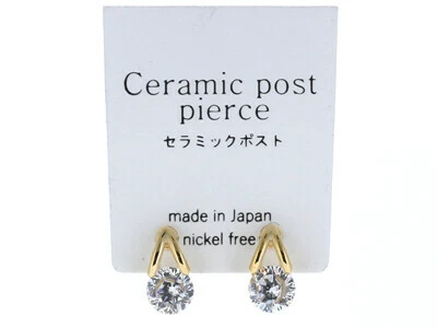 ✨金緻葉影・玻璃耳釘