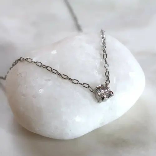 💎微光之點｜日本製鋯石項鍊