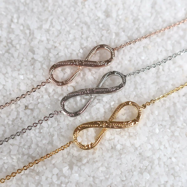 ♾️永恆連結｜K18鍍金極簡手鍊