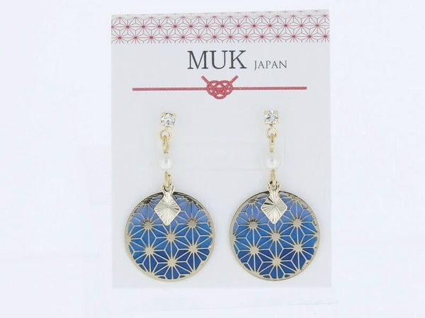 7.2 🌿青紋葉語・日系幾何耳環