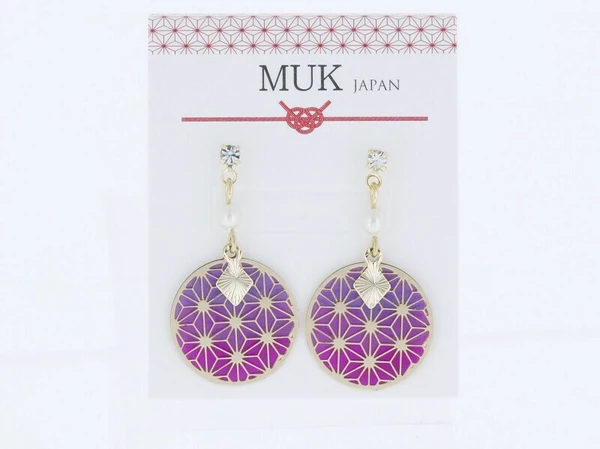 7.3 🌿青紋葉語・日系幾何耳環