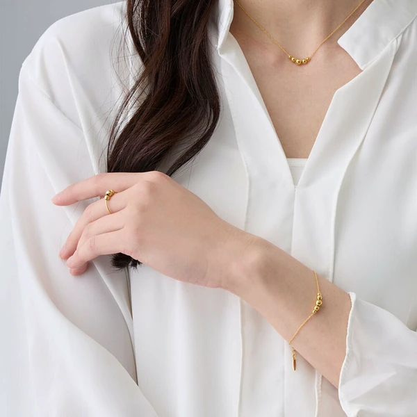 🌟金影三點｜無鎳防過敏手鍊