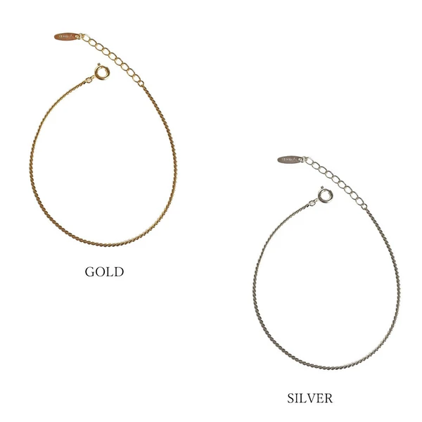 🌟微光羽紋｜K18鍍金防過敏手鍊