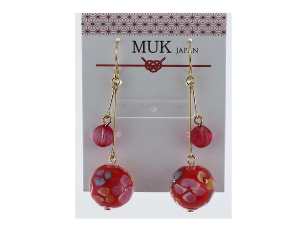 9.9 💠藍韻花語・日系雙珠耳環