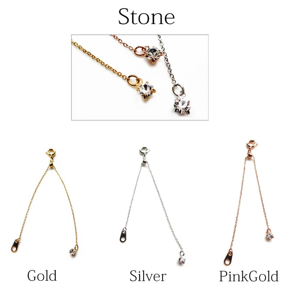 加長鏈 💫晶耀調節|水鑽/水滴造型延長鏈飾件