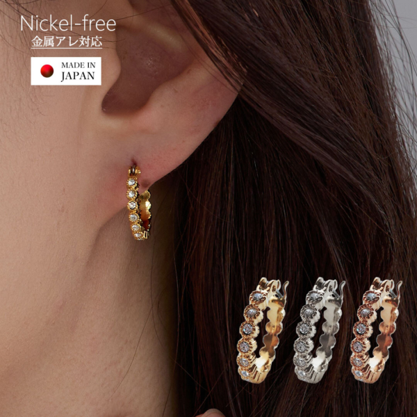 星紋環舞・日本製耳環