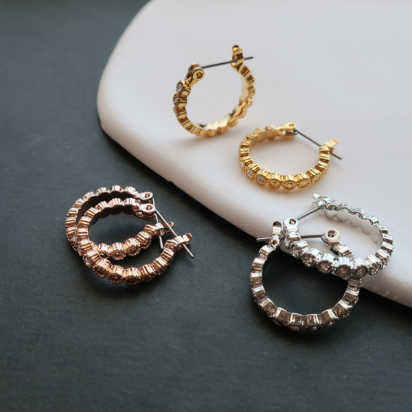 星紋環舞・日本製耳環