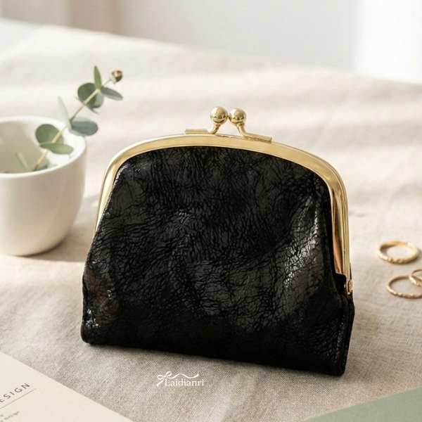 日本製真皮短夾｜復古多卡槽錢包