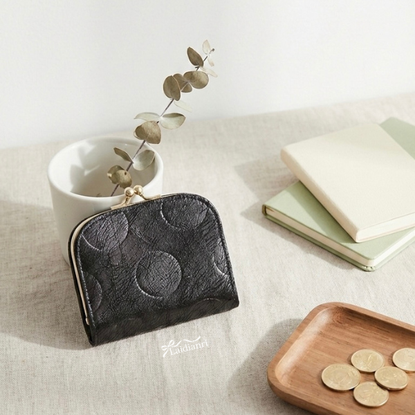 日本製真皮短夾｜復古多卡槽錢包