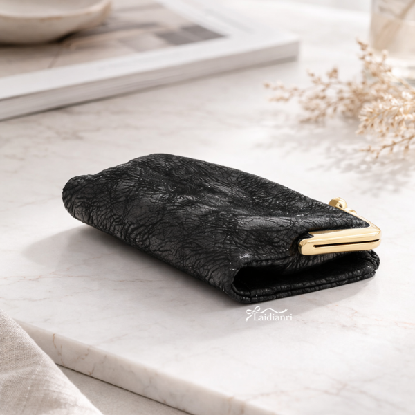 日本製真皮短夾｜復古多卡槽錢包