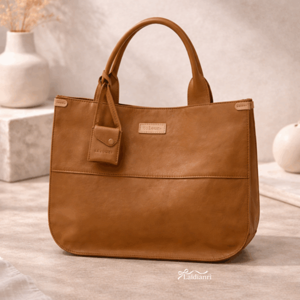 141 日牌toleur日系簡約真皮托特包|純牛皮輕量大容量通勤手提包