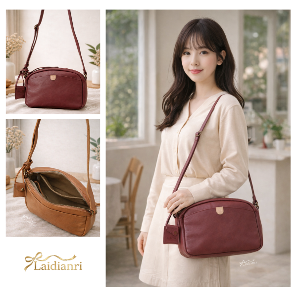 日本品牌toleur質感牛皮側背包