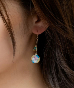 11223432_1002 日本製-日系蜻蜓玉耳環