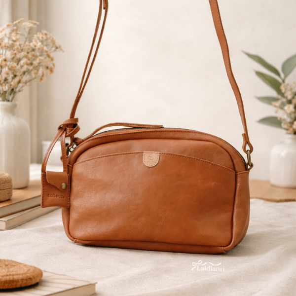 日本品牌toleur質感牛皮側背包