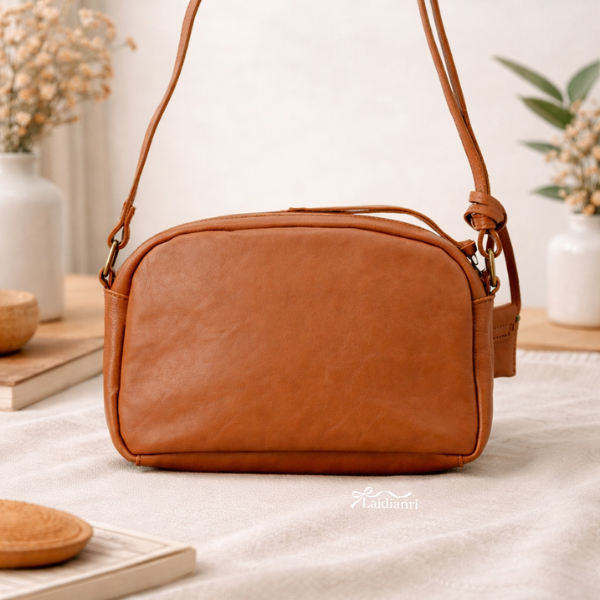 日本品牌toleur質感牛皮側背包