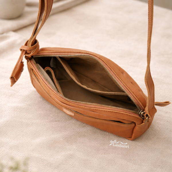 日本品牌toleur質感牛皮側背包