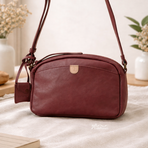 日本品牌toleur質感牛皮側背包