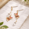 【日本製】日系夏日祭典金魚耳環