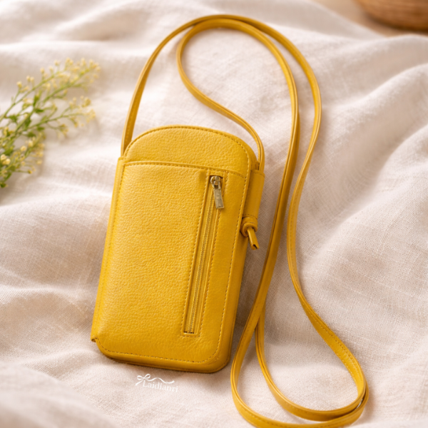 235 日本品牌 toleur真皮圓點手機包|純牛皮壓紋